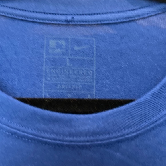 Nike Chicago Cubs MLB Blue Dri-Fit T-Shirt Men L - Picture 3 of 8